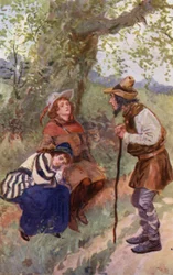 Un paysan passa par hasard